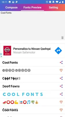 Fonts for Instagram android App screenshot 4